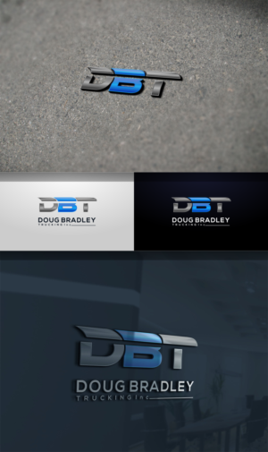 Logo Design by jenggot_merah_ for DOUG BRADLEY TRUCKING INC. | Design: #10220946