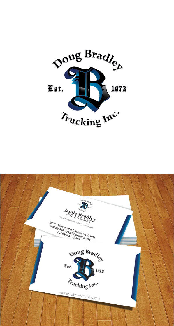 Logo Design by atopapa.ara for DOUG BRADLEY TRUCKING INC. | Design #10238584