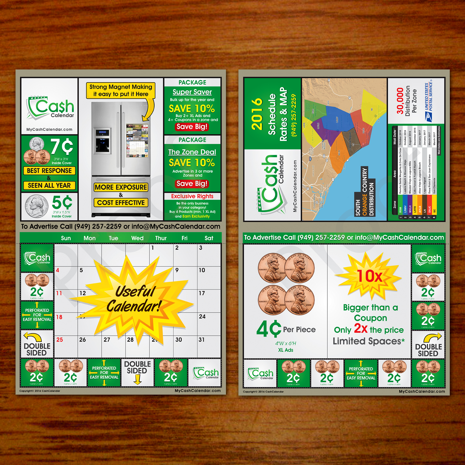 Diseño de Flyer por Souvik Roy (Alex Pro) para Cash Calendar | Diseño #10270001