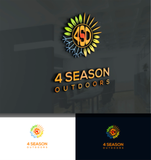 Logo Design by jenggot_merah_ for 4 Season Outdoors  | Design #10161553