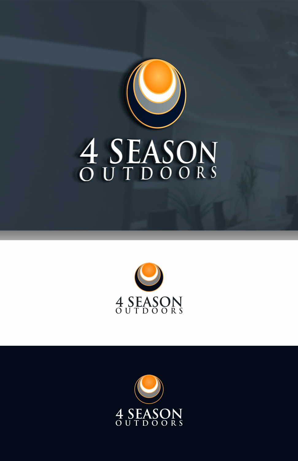 Logo Design by jenggot_merah_ for 4 Season Outdoors  | Design #10211677
