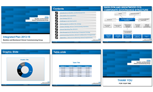 PowerPoint Design by Carla T. for NHS Basildon & Brentwood CCG | Design: #2161180