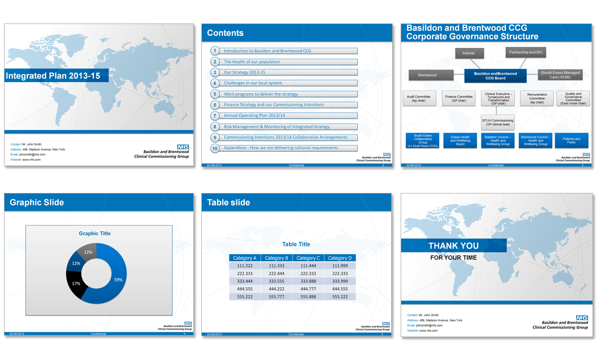 PowerPoint Design by Carla T. for NHS Basildon & Brentwood CCG | Design #2165181