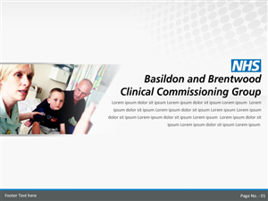 PowerPoint Design by Best Design Hub for NHS Basildon & Brentwood CCG | Design: #2157511