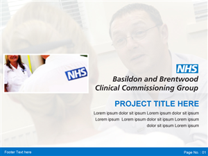 PowerPoint Design by Best Design Hub for NHS Basildon & Brentwood CCG | Design: #2167854
