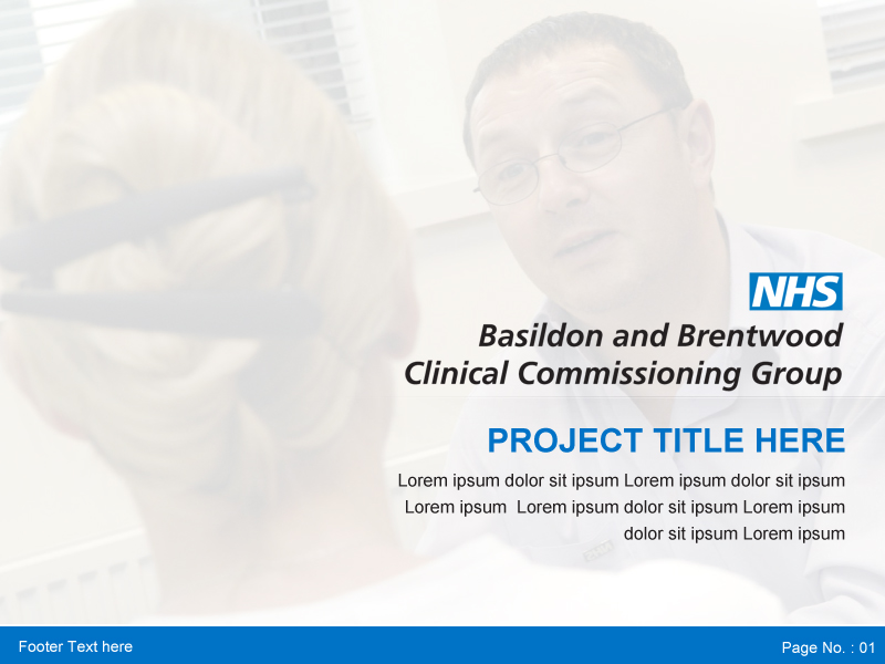 PowerPoint Design by Best Design Hub for NHS Basildon & Brentwood CCG | Design #2167878