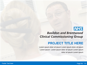 PowerPoint Design by Best Design Hub for NHS Basildon & Brentwood CCG | Design: #2167878