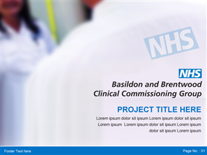 PowerPoint Design by Best Design Hub for NHS Basildon & Brentwood CCG | Design: #2167975