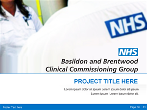 PowerPoint Design by Best Design Hub for NHS Basildon & Brentwood CCG | Design: #2168031