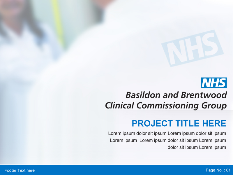PowerPoint Design by Best Design Hub for NHS Basildon & Brentwood CCG | Design #2168034
