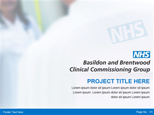 PowerPoint Design by Best Design Hub for NHS Basildon & Brentwood CCG | Design: #2168034