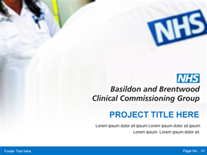 PowerPoint Design by Best Design Hub for NHS Basildon & Brentwood CCG | Design: #2168067