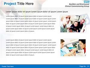 PowerPoint Design by Best Design Hub for NHS Basildon & Brentwood CCG | Design: #2168113