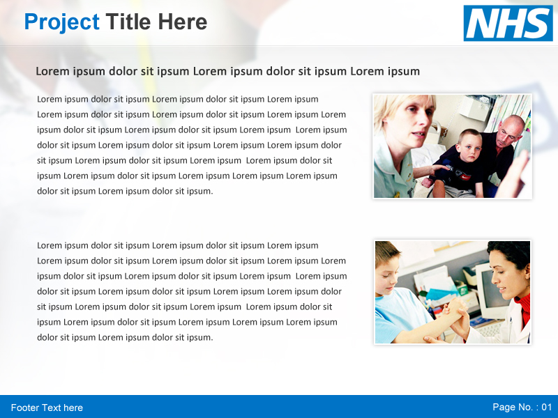 Design de PowerPoint par Best Design Hub pour NHS Basildon & Brentwood CCG | Design #2168116