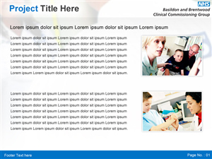 PowerPoint Design by Best Design Hub for NHS Basildon & Brentwood CCG | Design: #2168141
