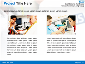 PowerPoint Design by Best Design Hub for NHS Basildon & Brentwood CCG | Design: #2168165