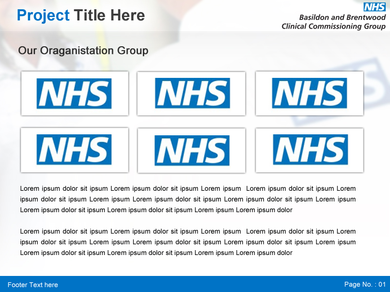 PowerPoint-Design von Best Design Hub für NHS Basildon & Brentwood CCG | Design #2168180