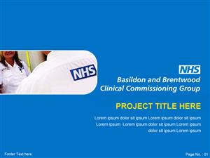 PowerPoint Design by Best Design Hub for NHS Basildon & Brentwood CCG | Design: #2169222