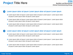 PowerPoint Design by Best Design Hub for NHS Basildon & Brentwood CCG | Design: #2178626