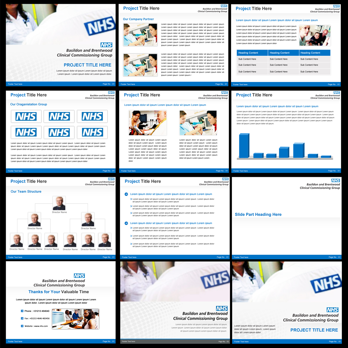 PowerPoint Design by Best Design Hub for NHS Basildon & Brentwood CCG | Design #2178768