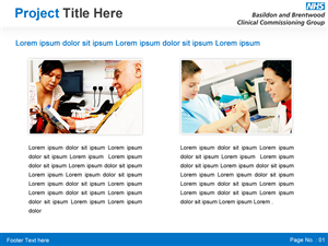 PowerPoint Design by Best Design Hub for NHS Basildon & Brentwood CCG | Design: #2179086