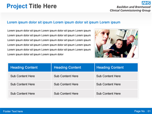 PowerPoint Design by Best Design Hub for NHS Basildon & Brentwood CCG | Design: #2179162