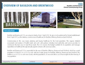 PowerPoint Design by Purpletouch for NHS Basildon & Brentwood CCG | Design: #2206778