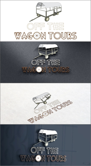 Logo Design by DG for Off The Wagon Tours | Design: #10292846