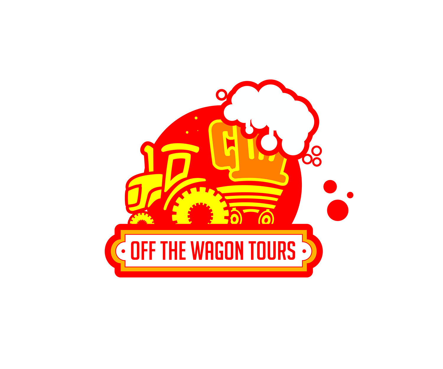 Logo Design by Rons. for Off The Wagon Tours | Design #10293547