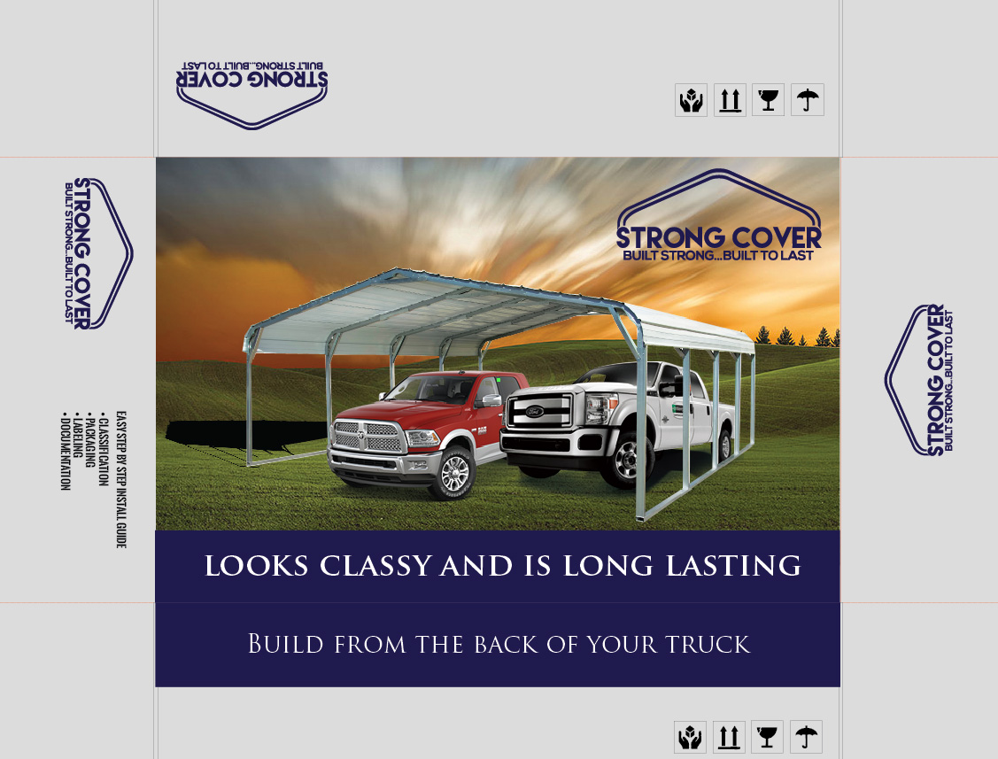 Verpackungs-Design von sathiyamurthy für United Carports LLC | Design #10329036