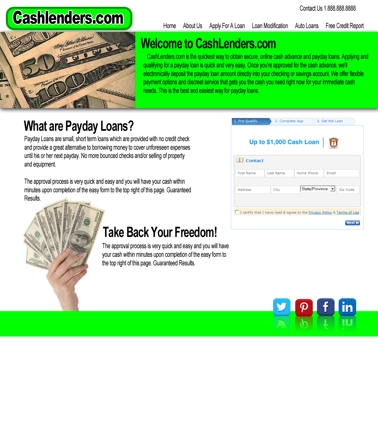 Landing Page-Design von Don Macauley für dieses Projekt | Design #2185160