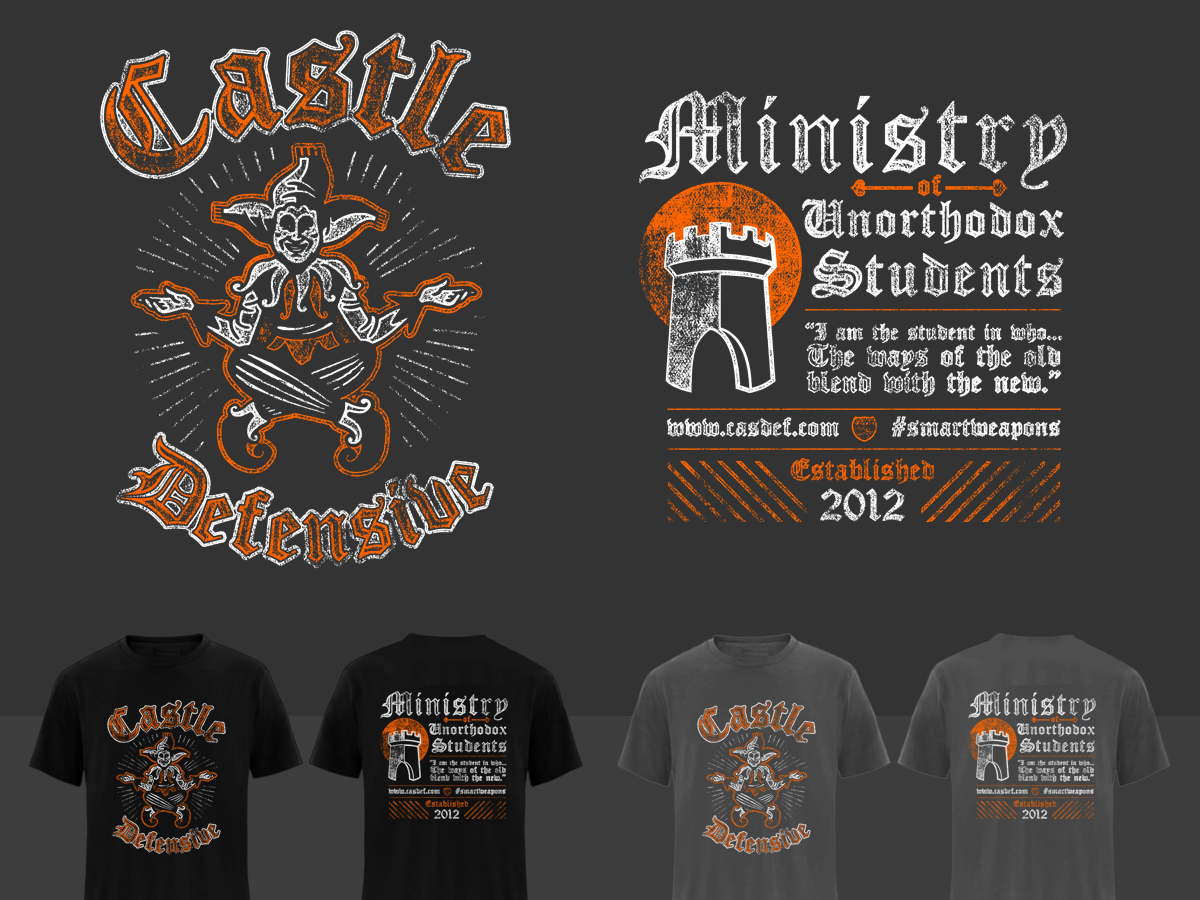 T-shirt Design by STierney for Castle Defensive, Inc. | Design: #10278704