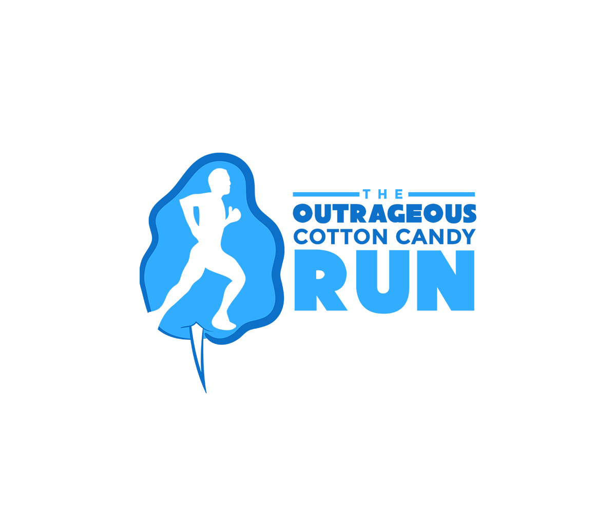Logo Design by DEZIGN RABBIT for The Outrageous Cotton Candy Run | Design #10197383