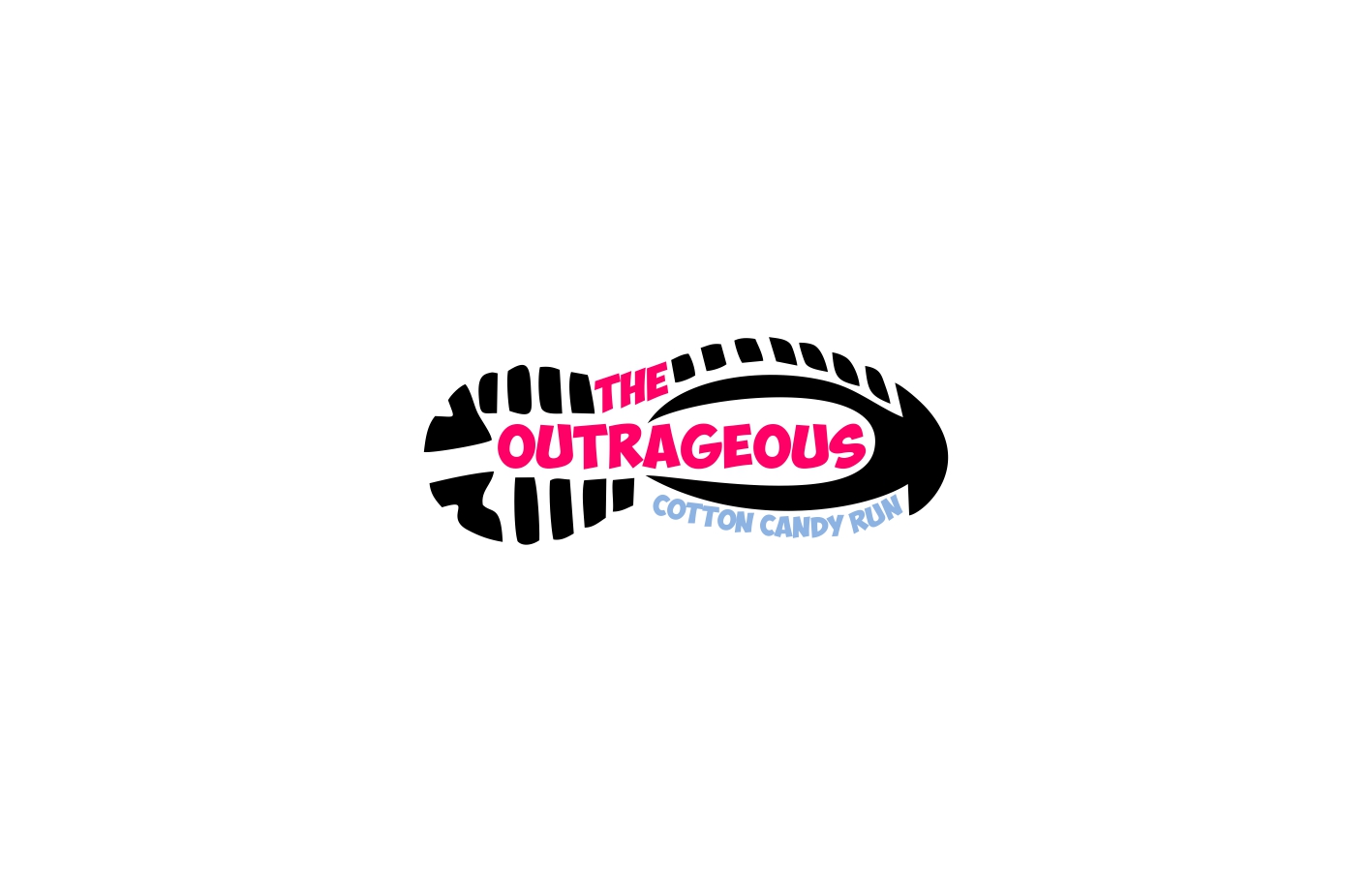 Logo Design by dzoker for The Outrageous Cotton Candy Run | Design #10218647