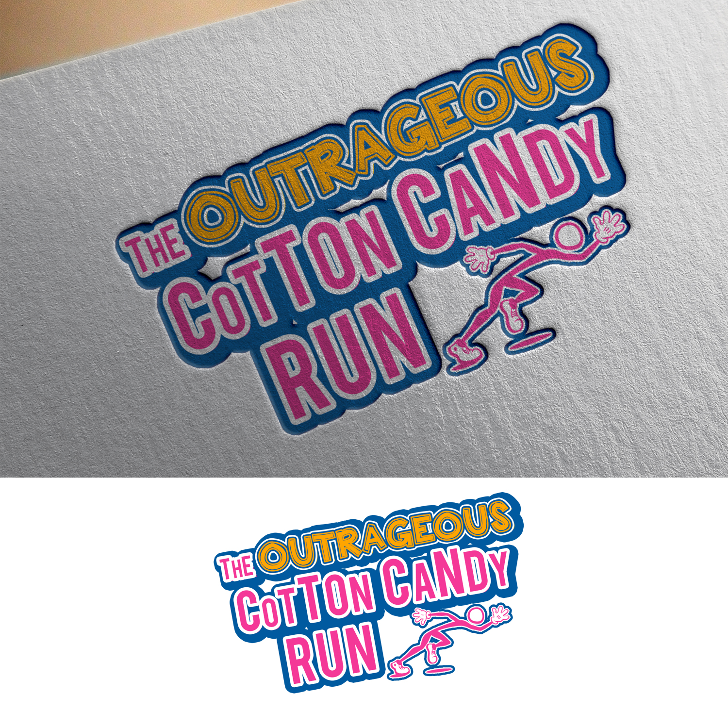 Logo Design by rcuadillera for The Outrageous Cotton Candy Run | Design #10256799