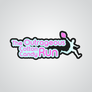 Logo Design by Qavixen for The Outrageous Cotton Candy Run | Design: #10230095
