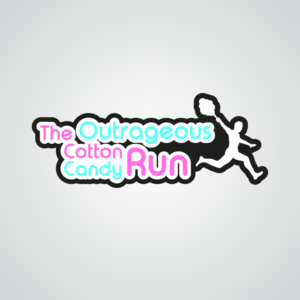 Logo Design by Qavixen for The Outrageous Cotton Candy Run | Design: #10230722