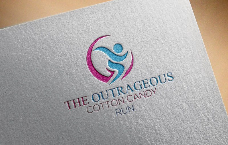 Logo Design by Mehedi Hasan ™ for The Outrageous Cotton Candy Run | Design #10208514
