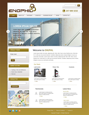 Web Design by pb for this project | Design: #455154