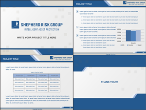 PowerPoint Design by Poonam Saraswat for Shepherd Risk Group | Design: #2230136