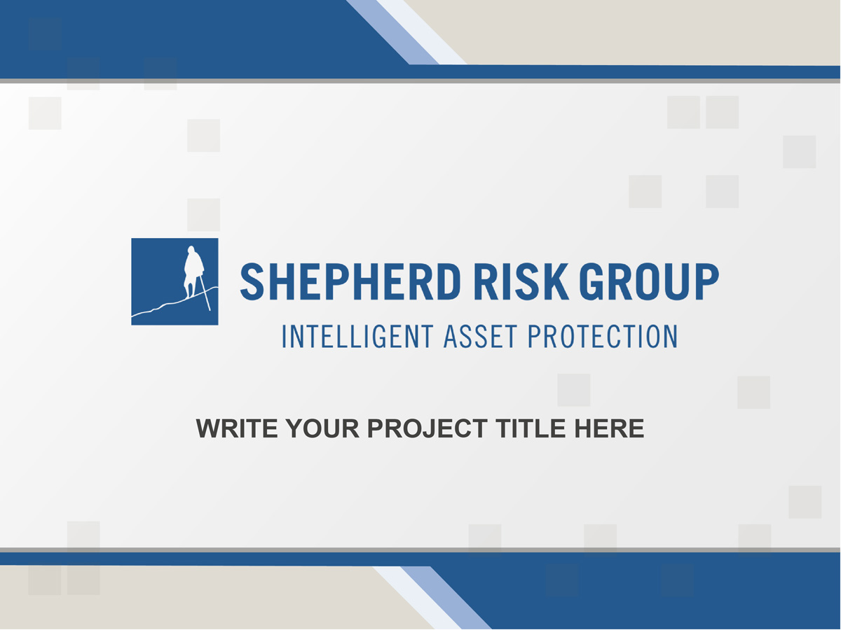 PowerPoint Design by Poonam Saraswat for Shepherd Risk Group | Design #2230137