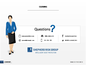 PowerPoint Design by sigitarrin for Shepherd Risk Group | Design: #2217351