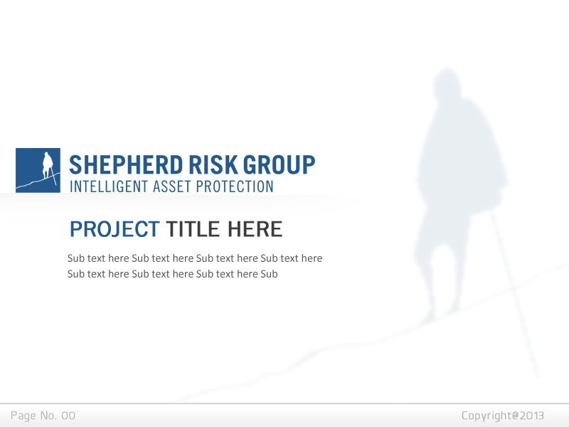 PowerPoint Design by Best Design Hub for Shepherd Risk Group | Design #2162935