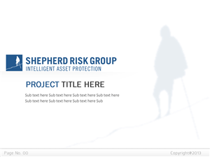 PowerPoint Design by Best Design Hub for Shepherd Risk Group | Design: #2162935