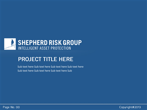 PowerPoint Design by Best Design Hub for Shepherd Risk Group | Design: #2162947
