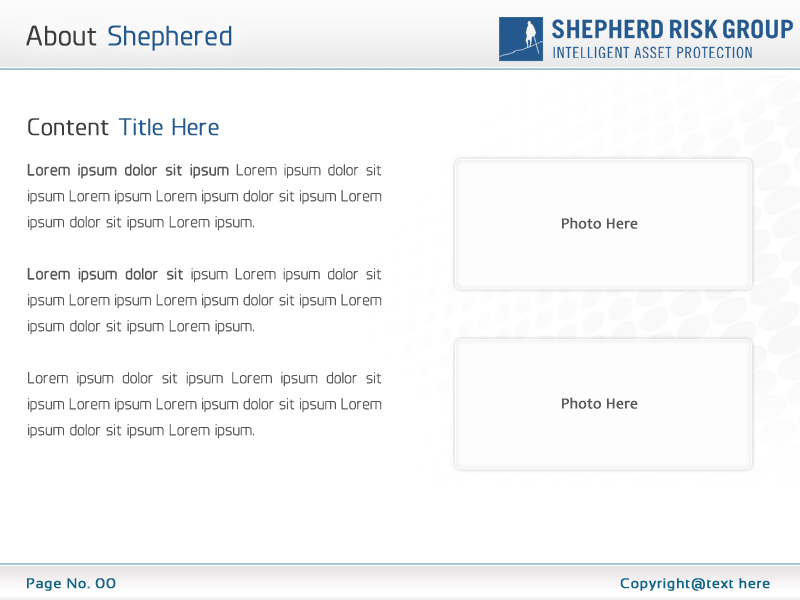 PowerPoint Design by Best Design Hub for Shepherd Risk Group | Design #2162951