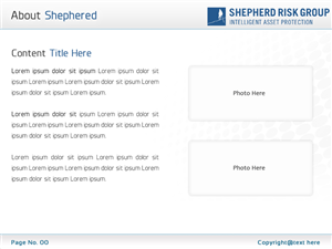 PowerPoint Design by Best Design Hub for Shepherd Risk Group | Design: #2162951