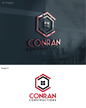 Diseño de Logo por 3Guys para CONRAN CONSTRUCTIONS | Diseño: #10192508