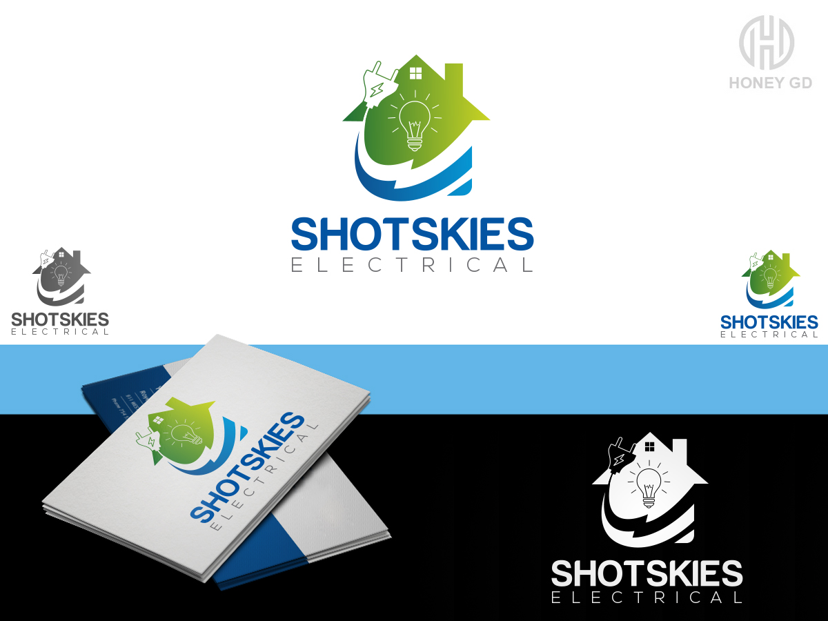 Logo Design by Honey GD for Shotskies electrical | Design #10191104