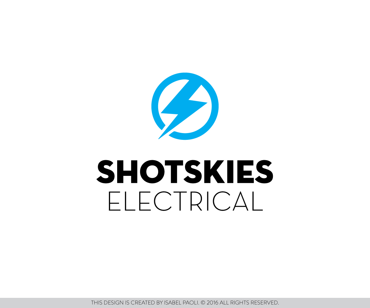Logo Design by isabel.paoli for Shotskies electrical | Design #10186037